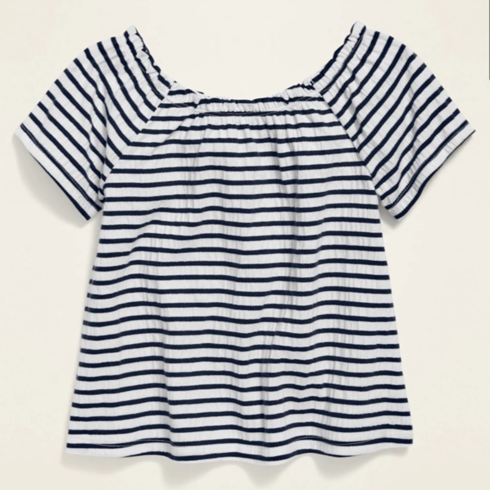NWT Old Navy 5T striped raglan sleeve shirt